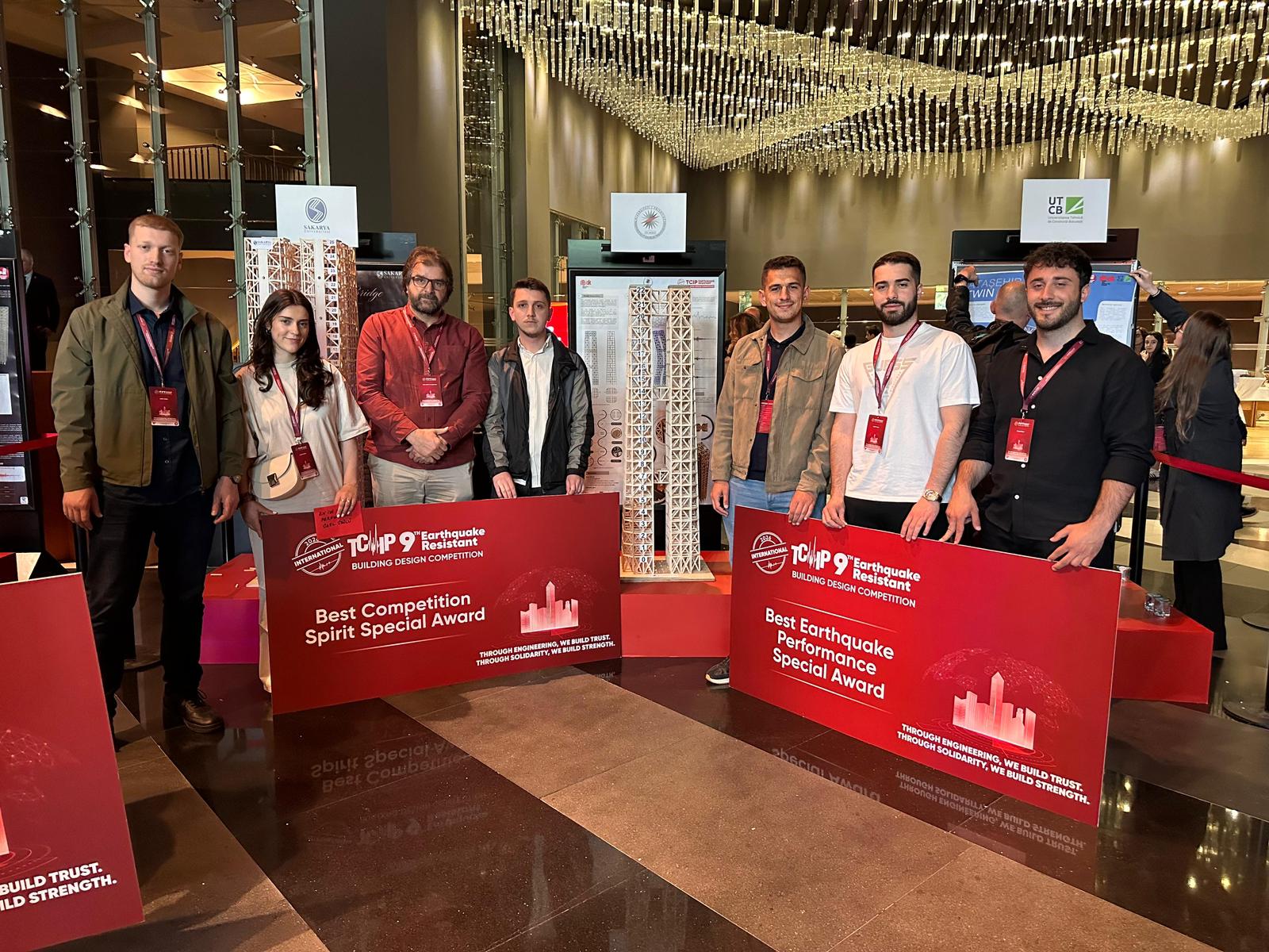 Ekipi i FIN-it fiton dy çmime në garën ndërkombëtare TCIP Earthquake-Resistant Building Design Competition